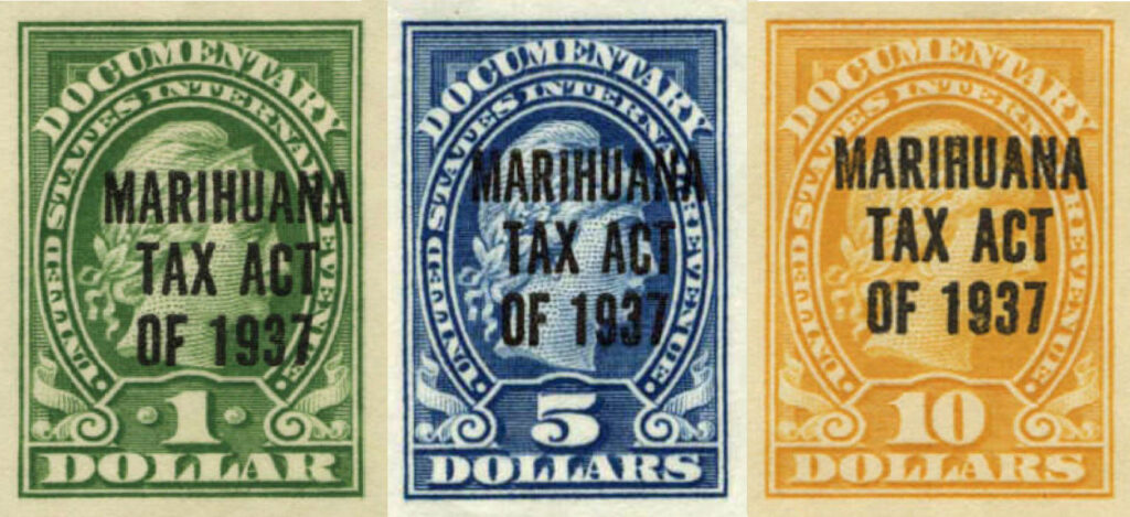 The Marihuana Tax Act rendered cannabis effectively illegal.